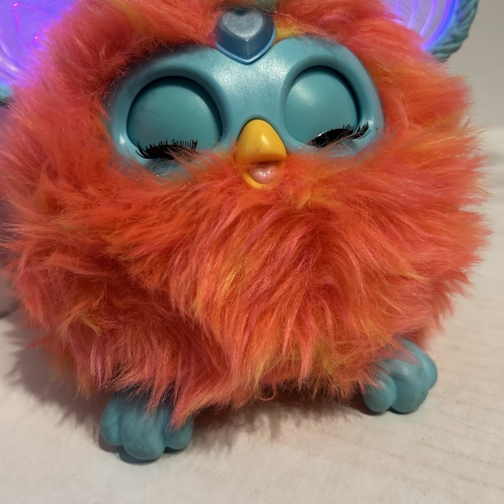 Furby Coral (2023) Interactive Plush Toy (Hasbro) Tested Works C4 - Picture 3 of 5
